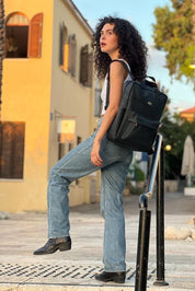 תיק NOAH שחור דמוי עור