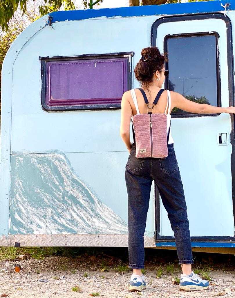 תיק "נעם" ורוד עתיק קורדרוי