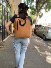 תיק נאצ'ו קאמל דמוי עור נובוק