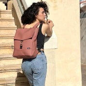 סטודנטס בינוני ורוד עתיק דמוי עור