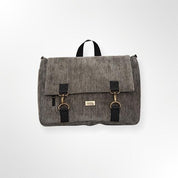 תיק גב/צד Jaffa ירוק אפור קורדרוי