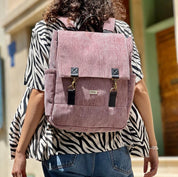 תיק גב Unicorn קורדרוי ורוד עתיק