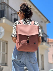 סטודנטס בינוני ורוד עתיק דמוי עור