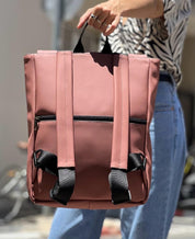 סטודנטס בינוני ורוד עתיק דמוי עור