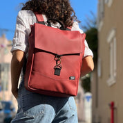 סטודנטס בינוני אדום טקסטורה היסטרי