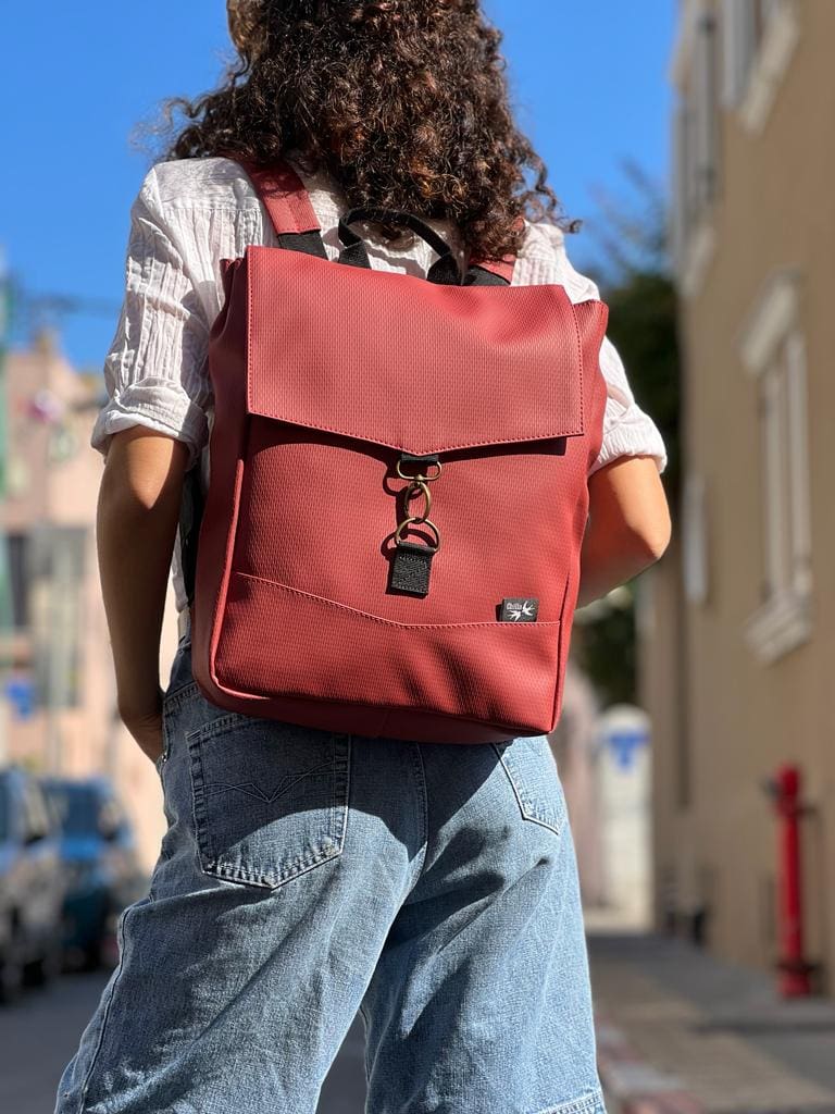 סטודנטס בינוני אדום טקסטורה היסטרי