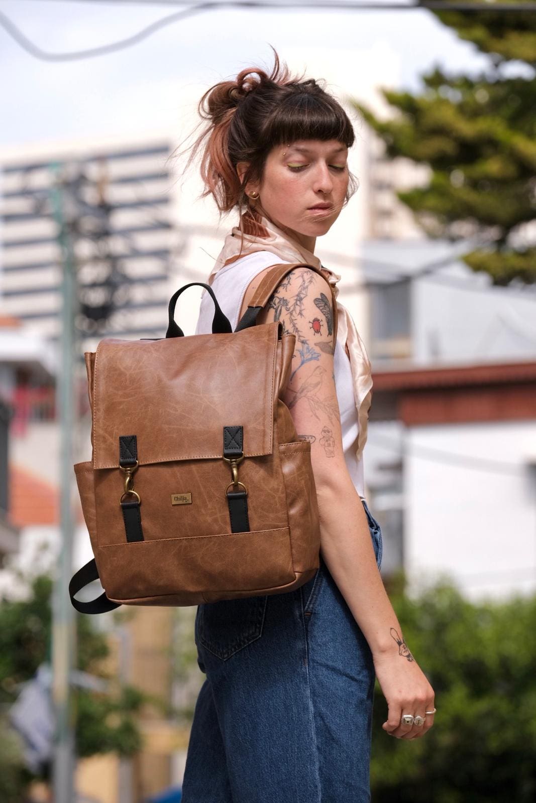 תיק גב Unicorn קאמל רטרו