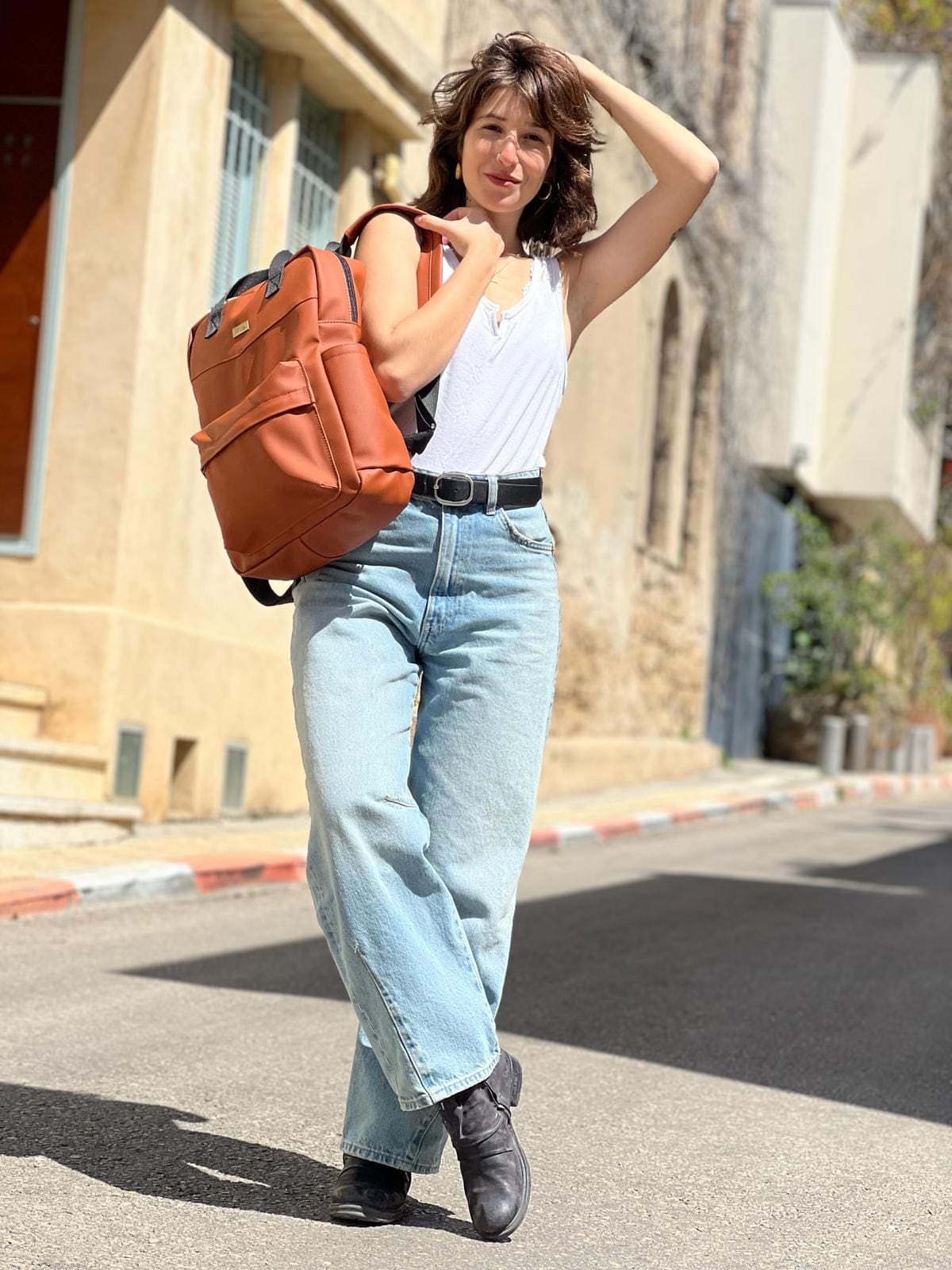 תיק NOAH כתום חמרה