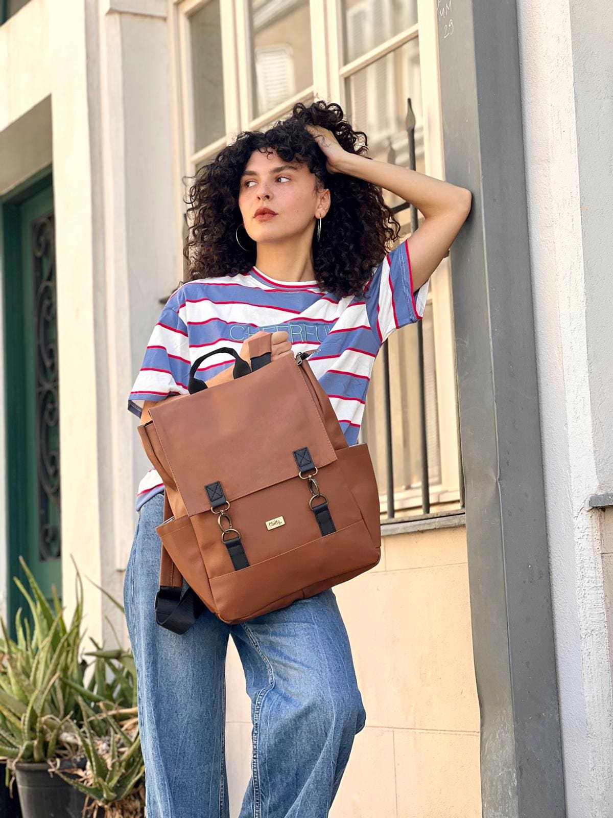 תיק גב Unicorn קאמל מט