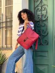 תיק גב סטודנטס בינוני רימון