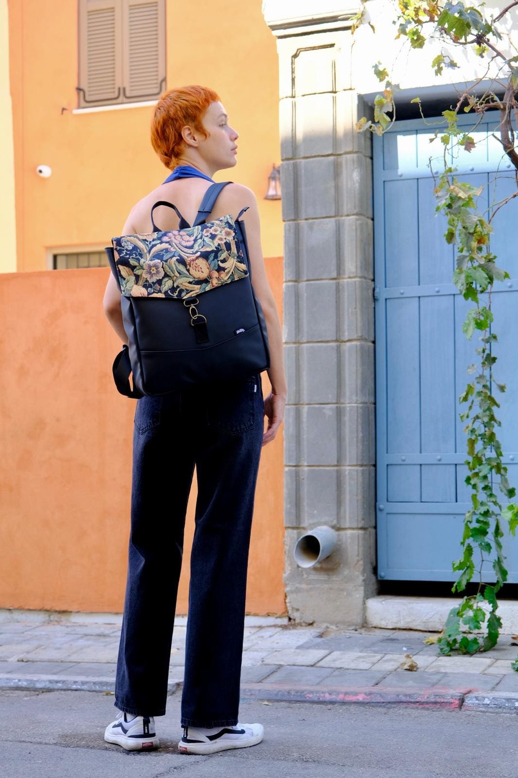 תיק גב סטודנטס גדול וינטייג'