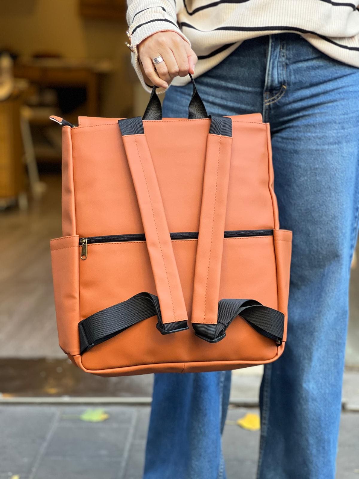 תיק גב Unicorn גדול כתום חמרה