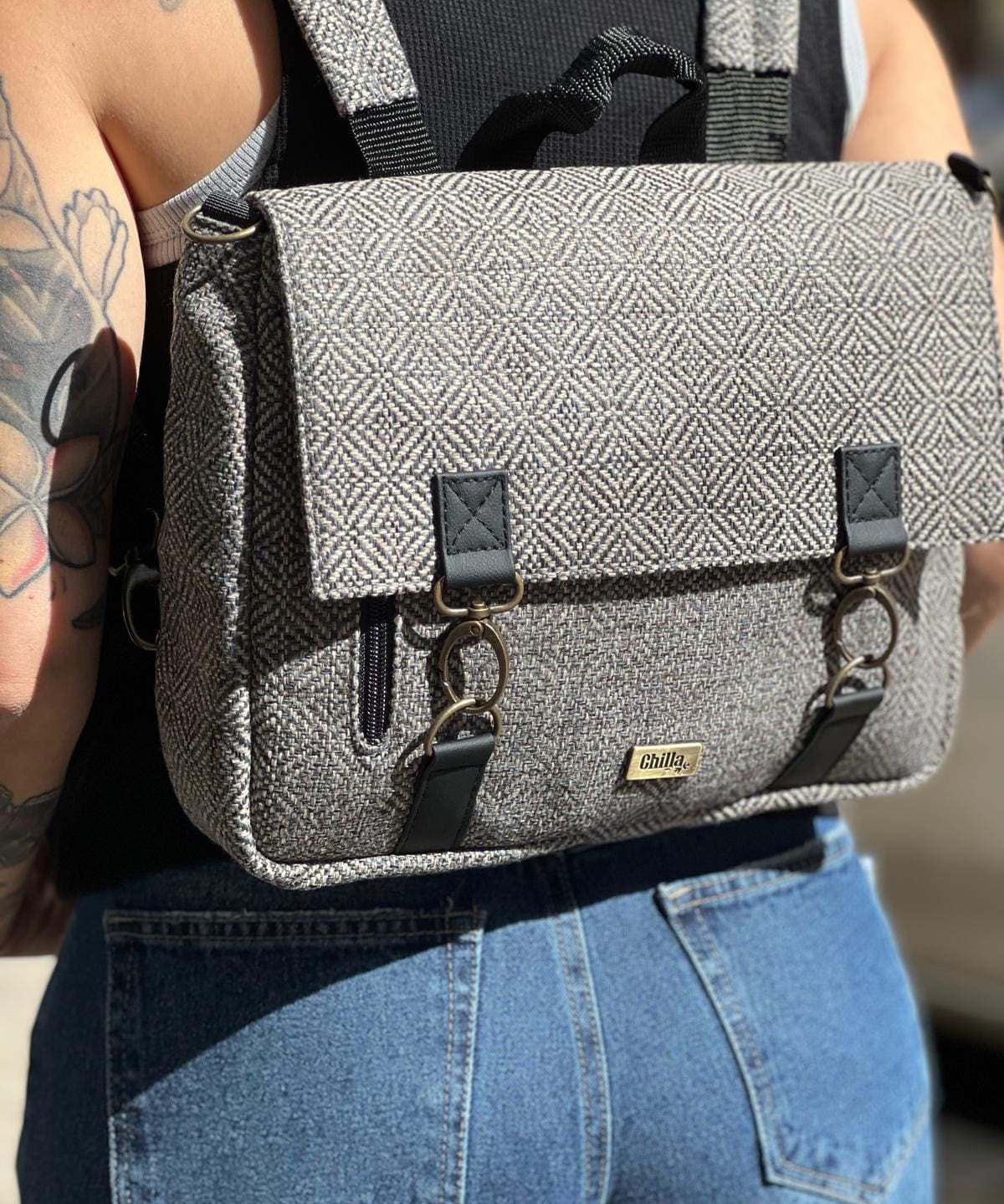 צד Jaffa אפור טוויד