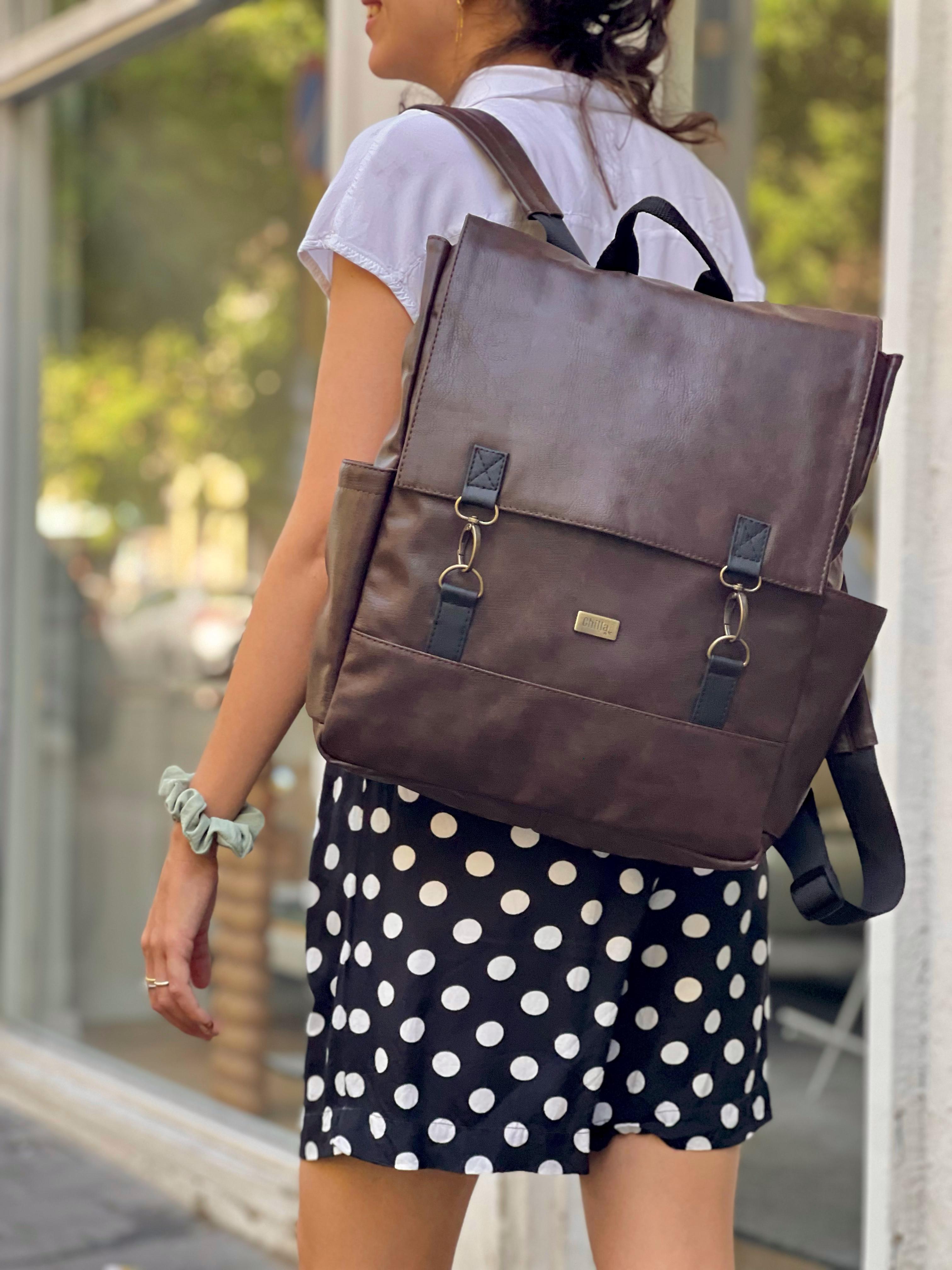 תיק גב Unicorn גדול חום רטרו *הזמנה מוקדמת! יחזור למלאי ב1.12