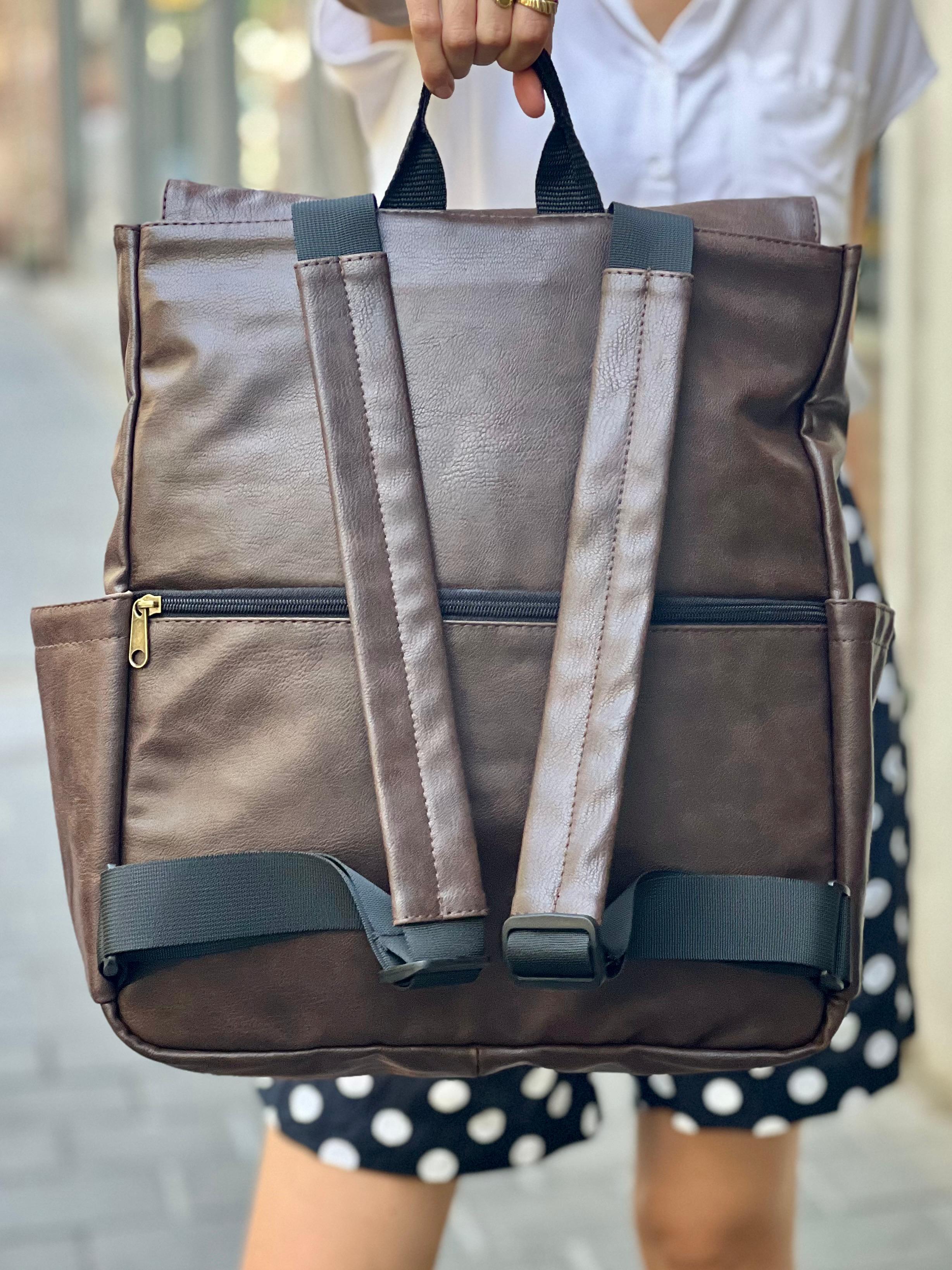 תיק גב Unicorn גדול חום רטרו *הזמנה מוקדמת! יחזור למלאי ב1.12