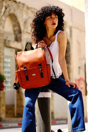 תיק גב Unicorn כתום חמרה זה השחור החדש