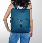 תיק גב סטודנטס בינוני ירוק בקבוק כהה