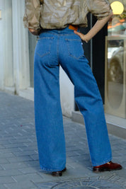Chilla Denim ג'ינס ארוך Light Blue Wide Leg