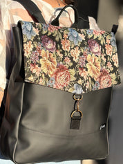 תיק גב סטודנטס גדול Flowery