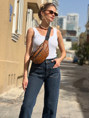 פאוץ' רוני גדול קאמל רטרו