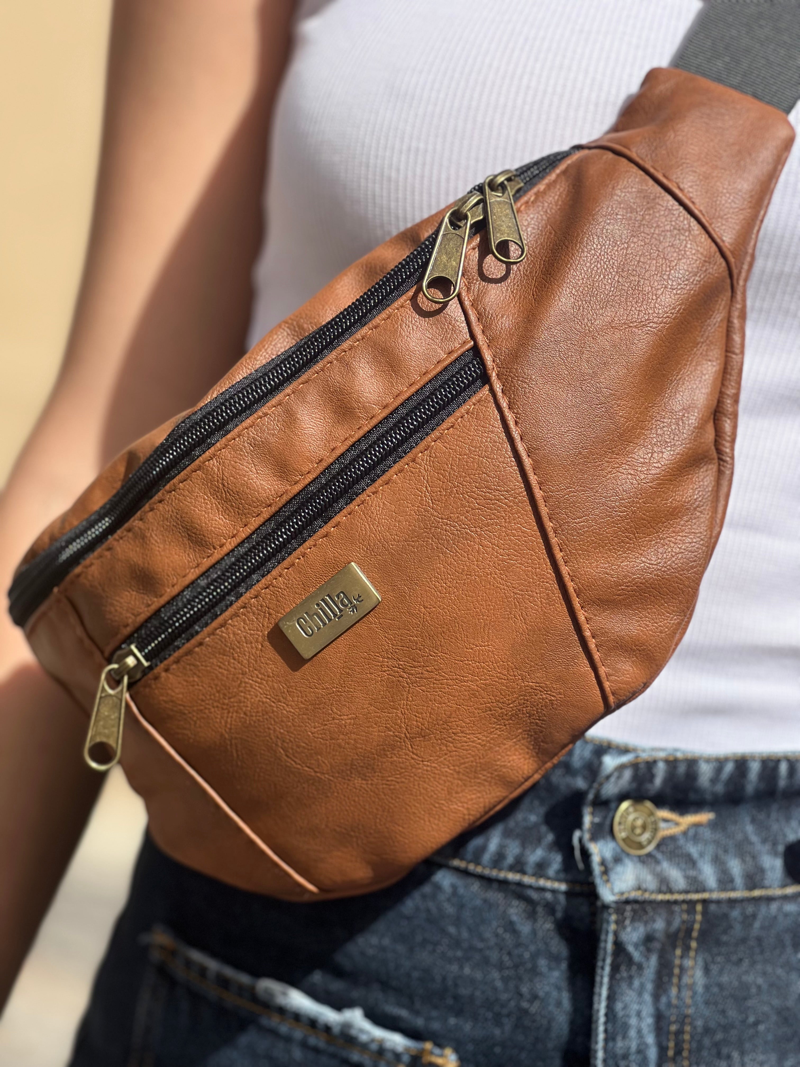 פאוץ' רוני גדול קאמל רטרו