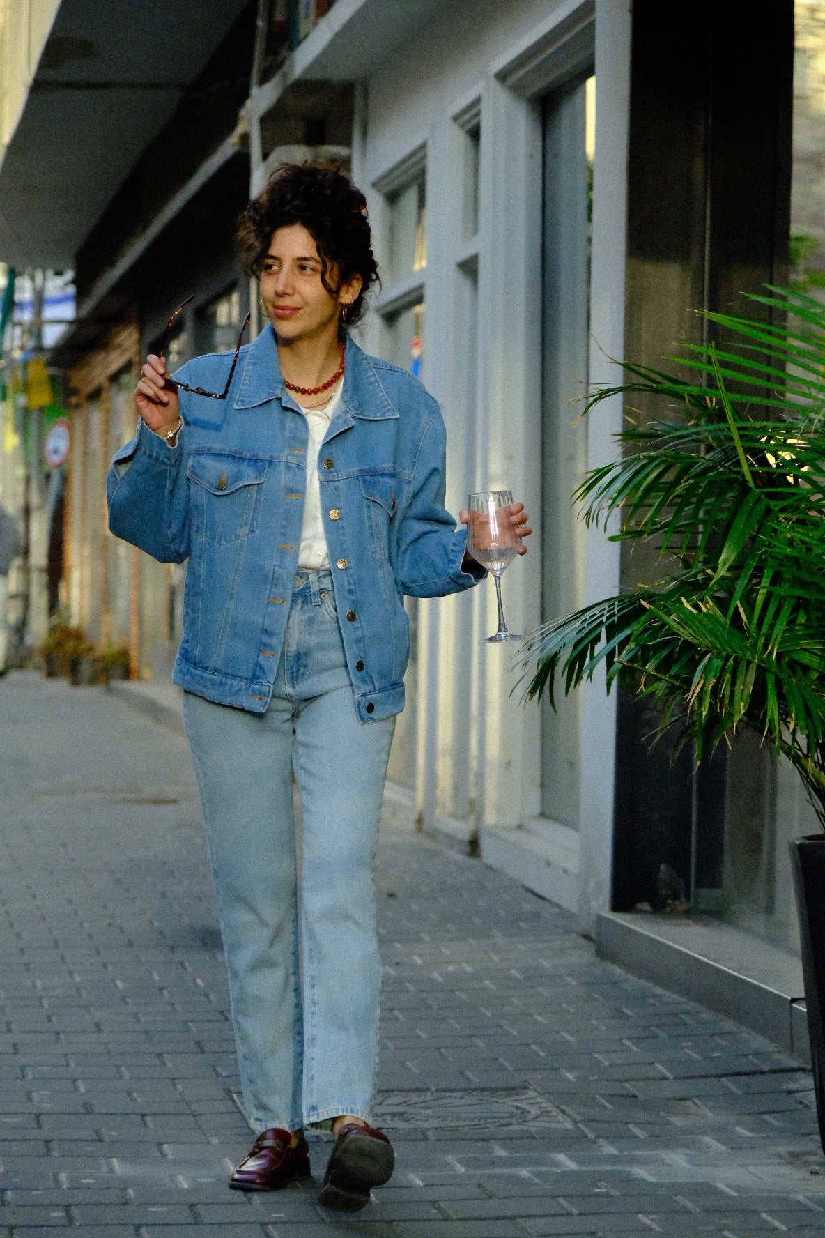 Chilla Denim ג'קט ג׳ינס בהיר