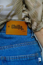 Chilla Denim ג'ינס ארוך Light Blue Wide Leg