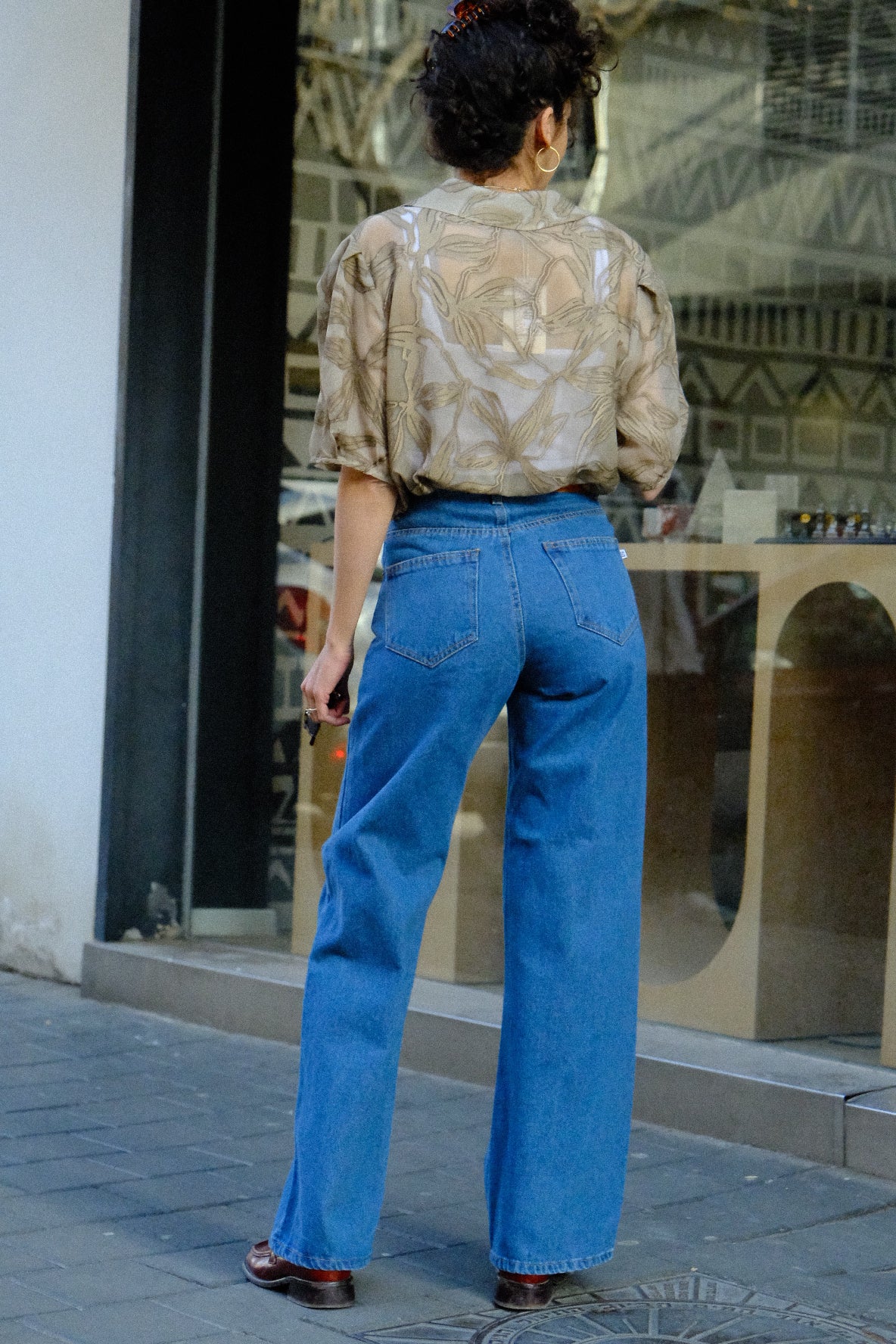 Chilla Denim ג'ינס ארוך Light Blue Wide Leg