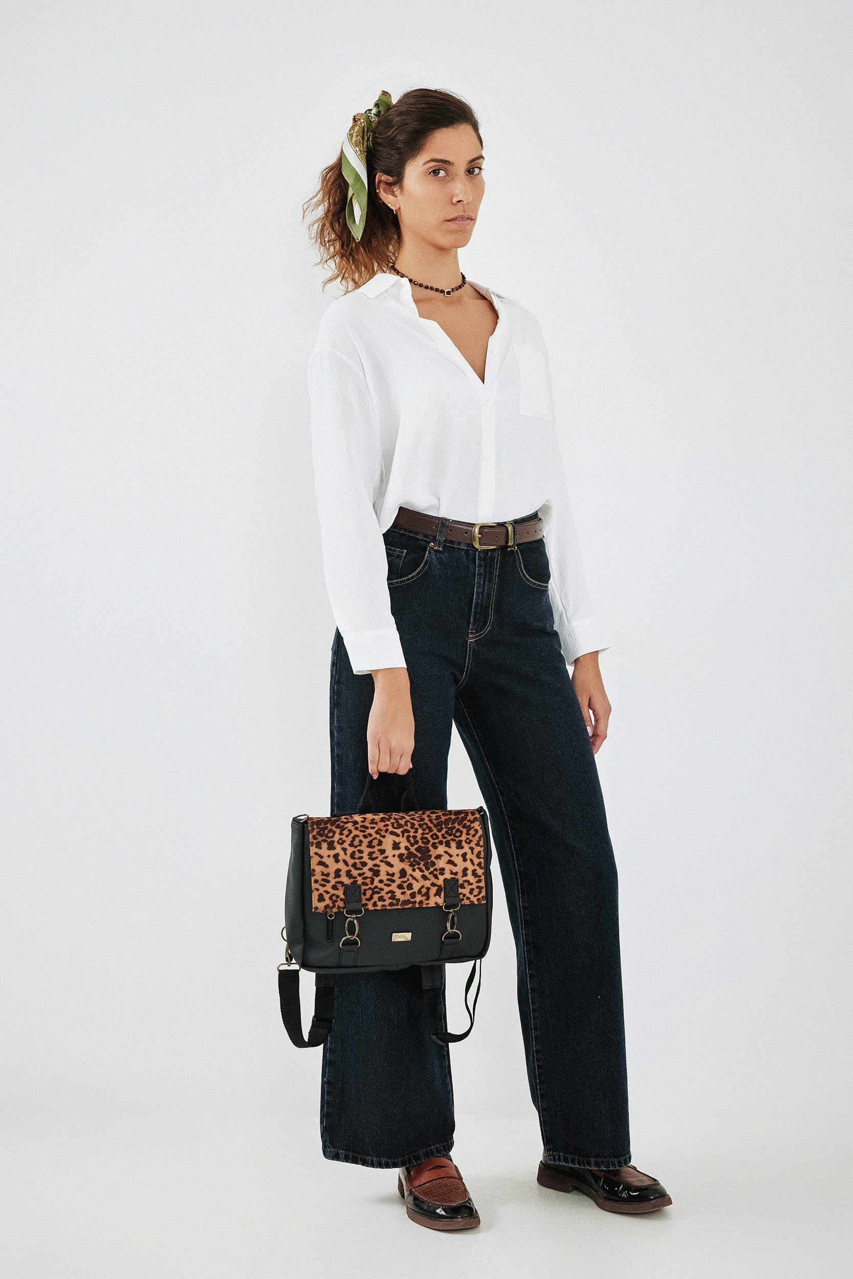 ג'ינס ארוך Dark Blue Wide Leg