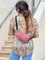 פאוץ' "לורנס" ורוד עתיק