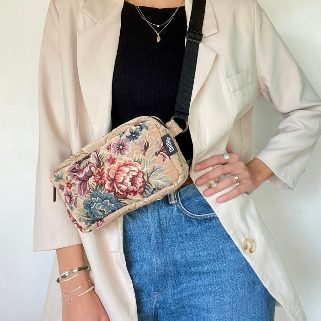 פאוץ' 'לורנס' וינטאג' שמנת