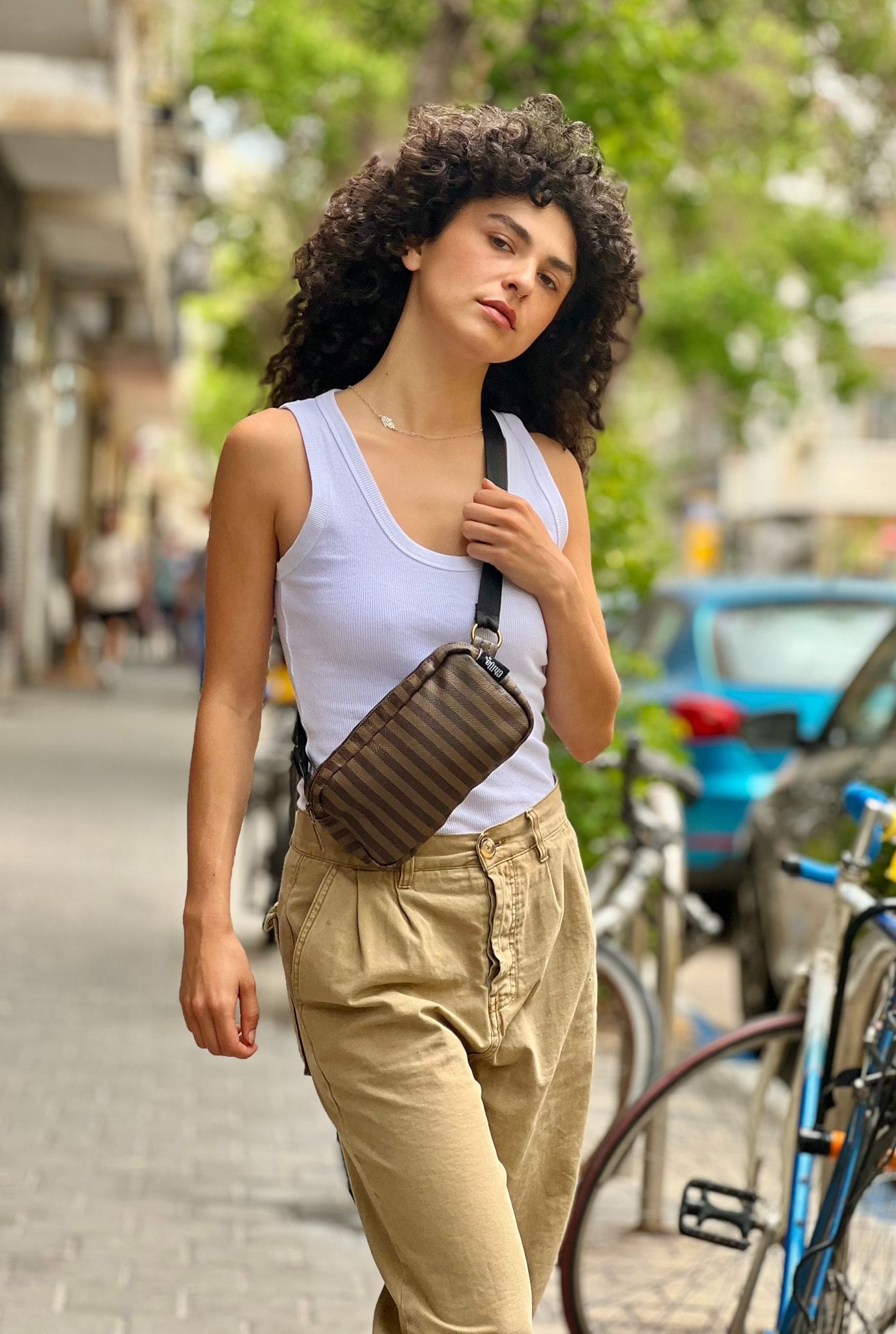 פאוץ' 'לורנס' פסים