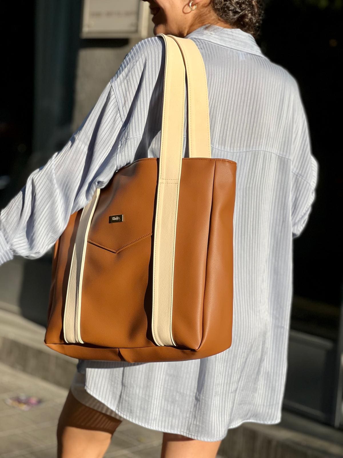 תיק צד גדול ללימודים NOKO קאמל מושלם