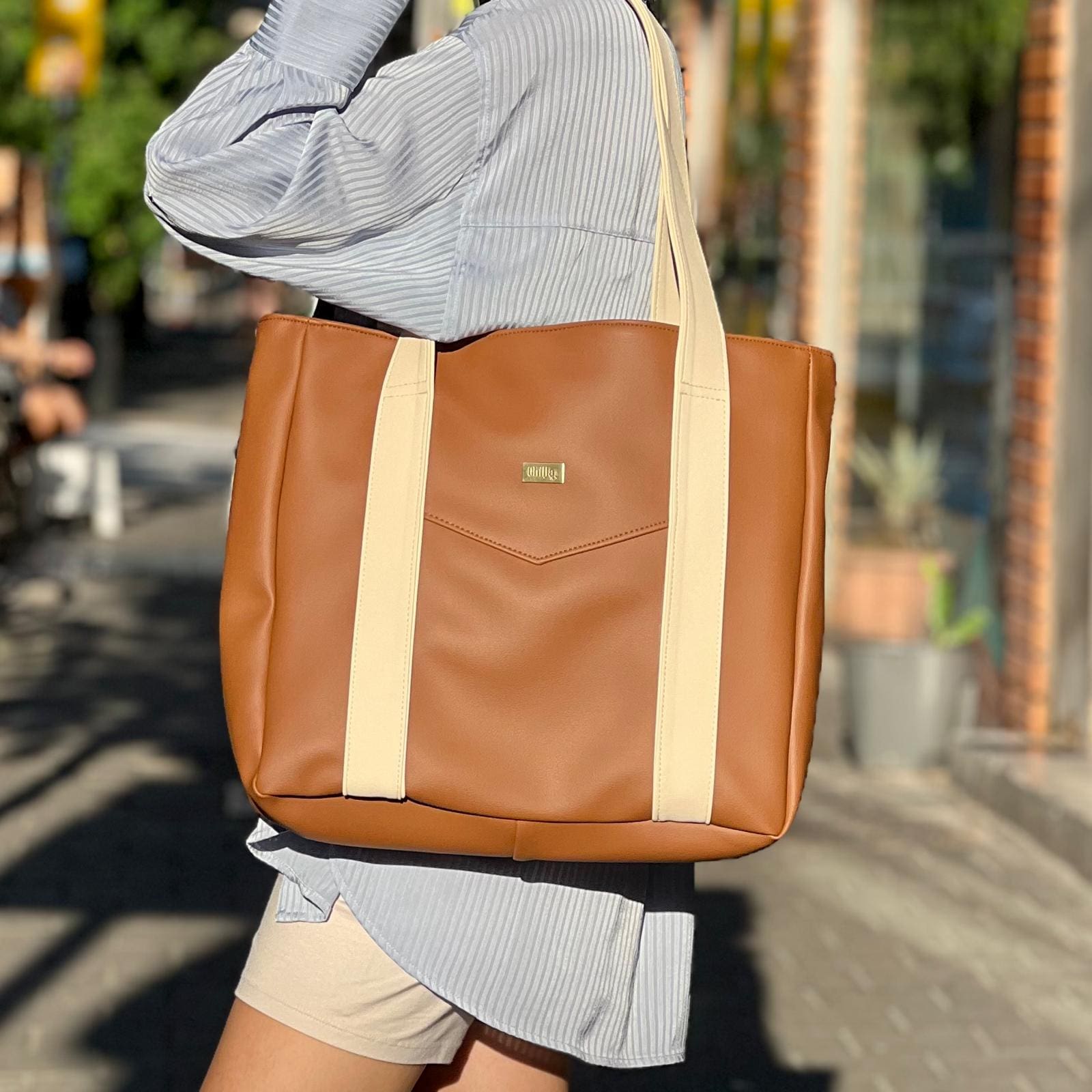 תיק צד גדול ללימודים NOKO קאמל מושלם