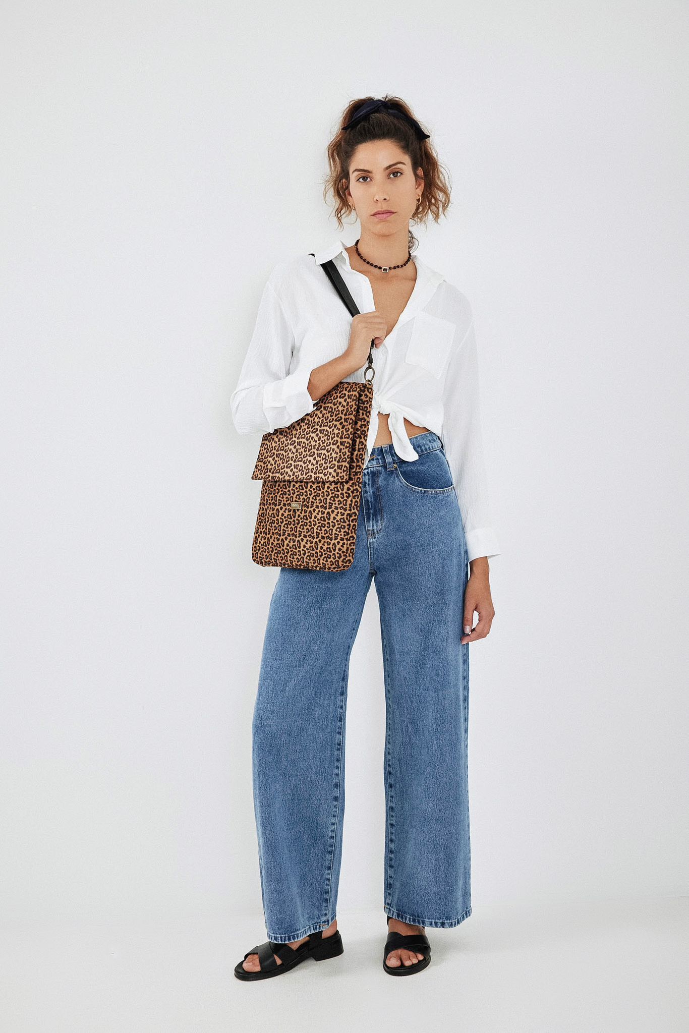 קייס ללפטופ מנומר עם רצועה נשלפת