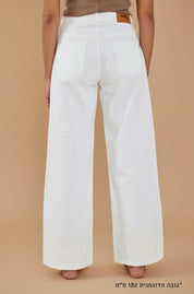 ג'ינס ארוך White Wide Leg