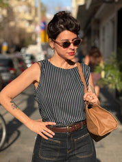 חולצה מכופתרת 'Chloé' פסים