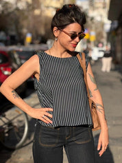 חולצה מכופתרת 'Chloé' פסים