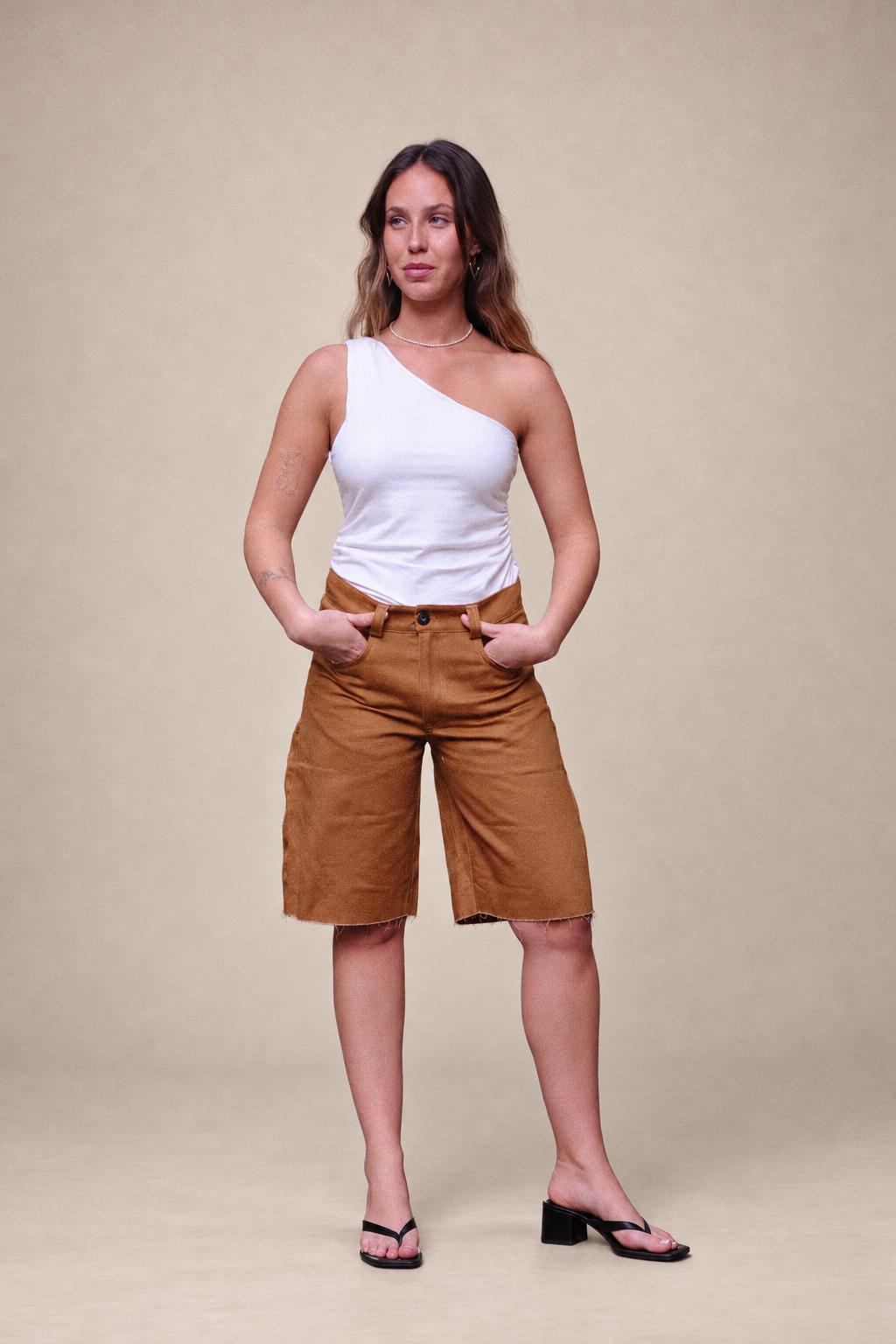 One Shoulder Top - White