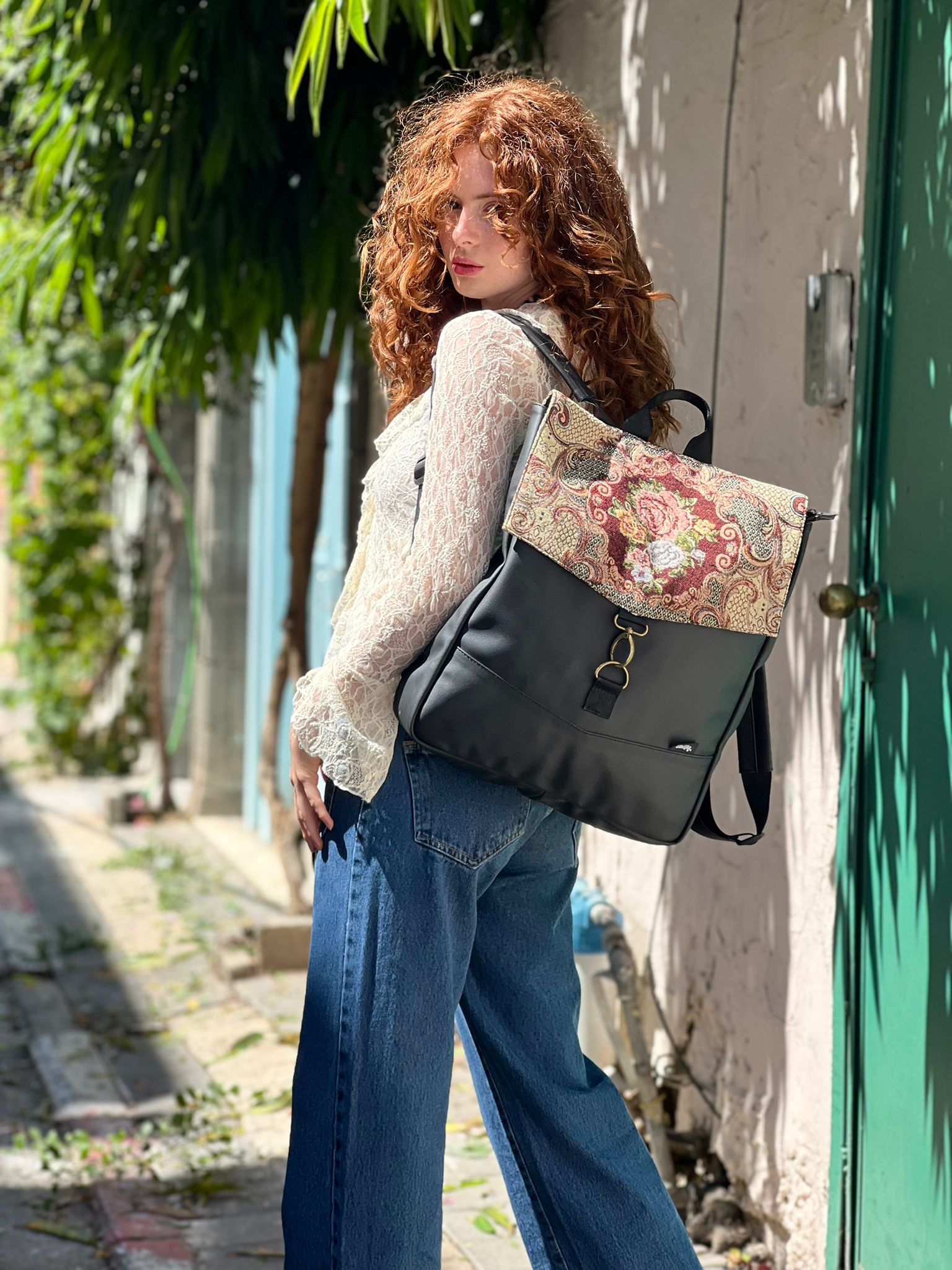 תיק גב סטודנטס גדול מרוקאי