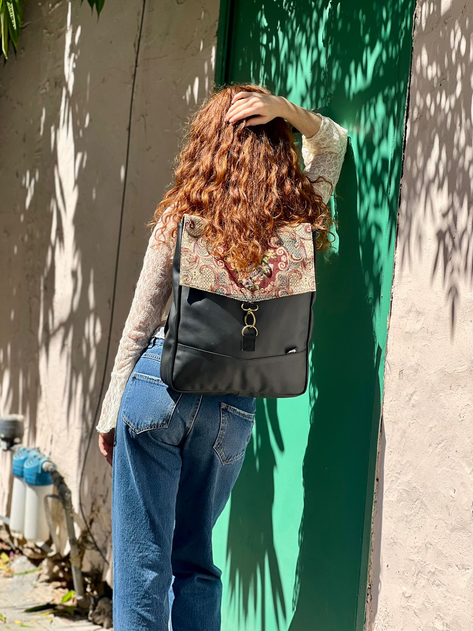 תיק גב סטודנטס גדול מרוקאי