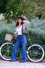 תיק צד Talo'r חום שוקולד